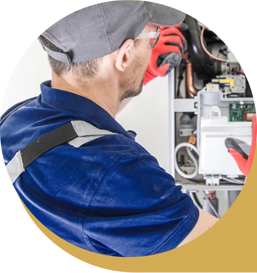 tech repairing furnace