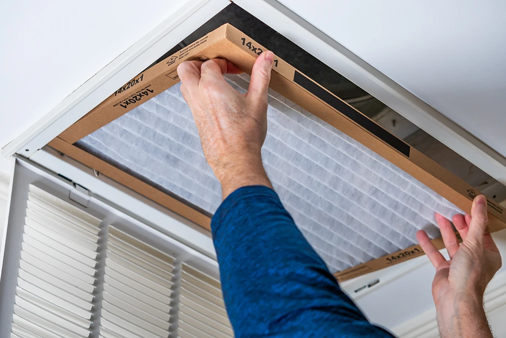 changing air conditioner filter